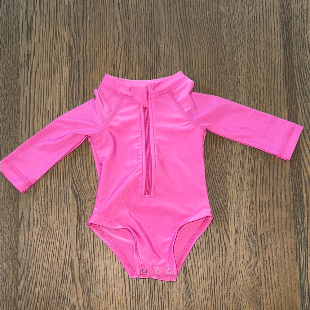 Kate Quinn Newborn Swim in Hot Pink